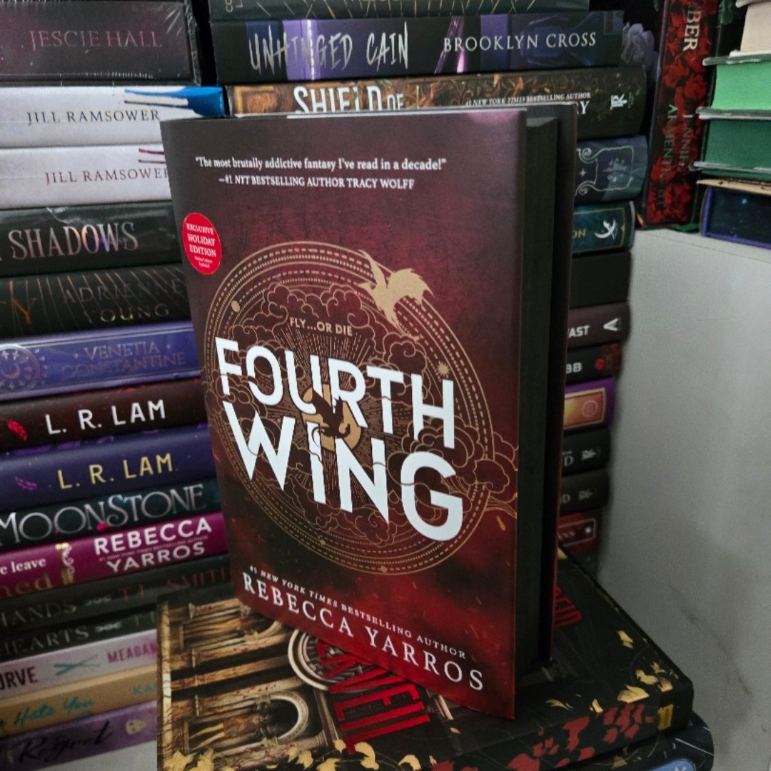 Red holiday exclusive edition Fourth Wing