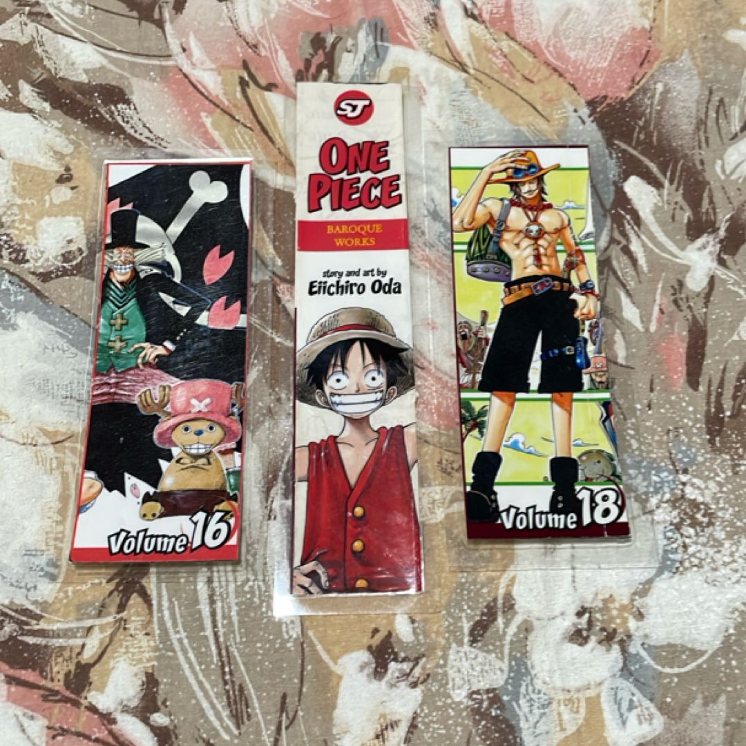 One piece bookmarks made for manga cover
