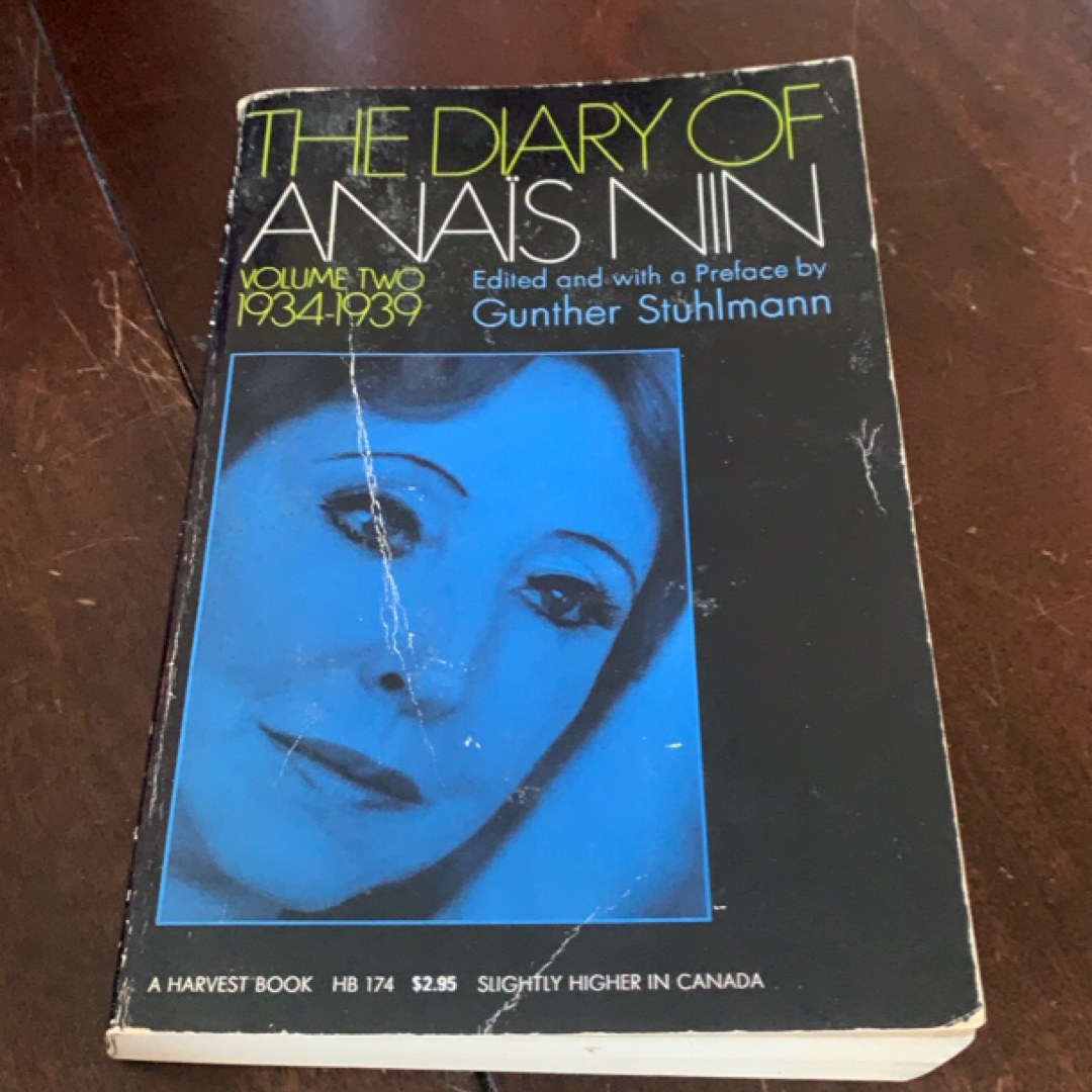 The Diary of Anais Nin Volume 2 1934-1939