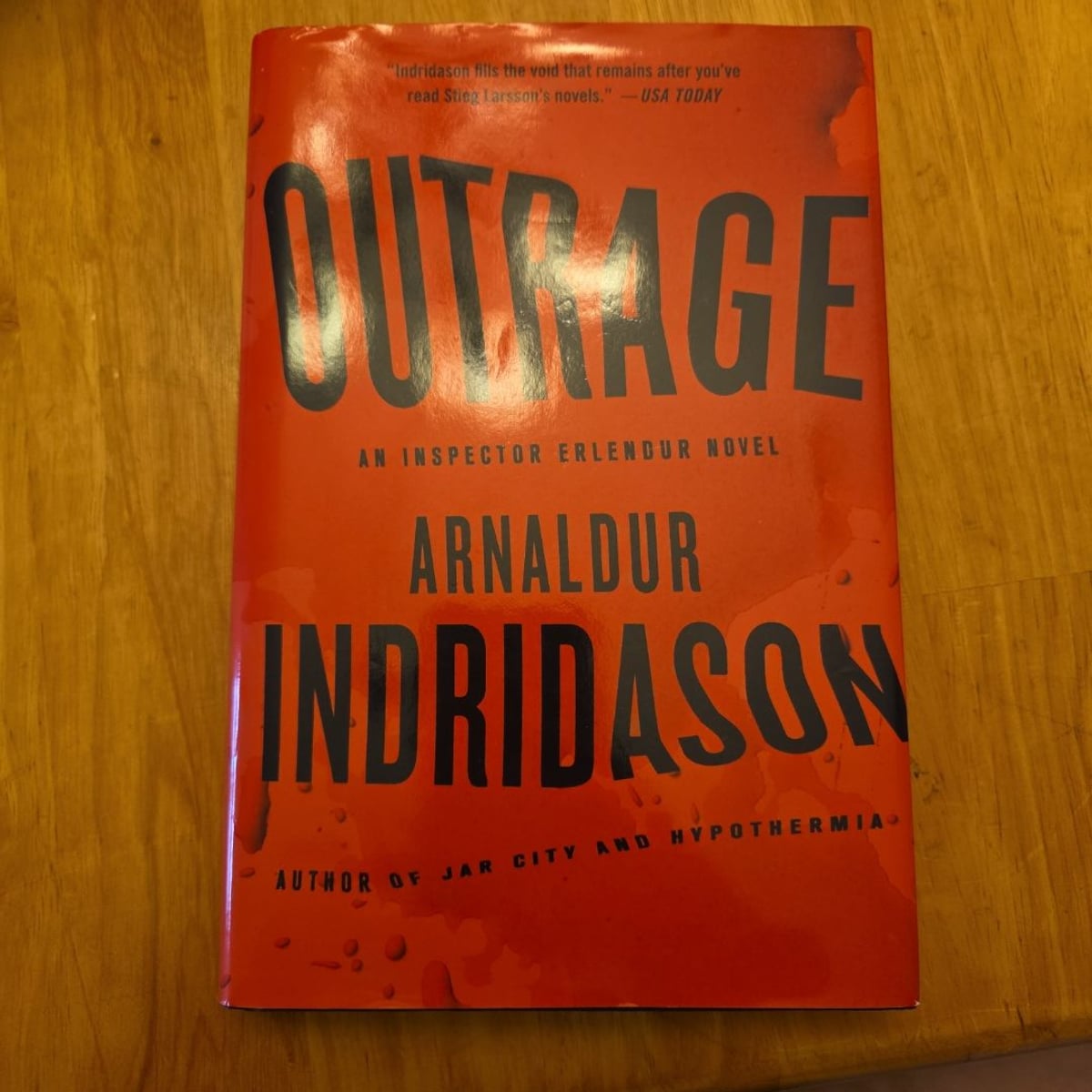 Outrage by Arnaldur Indridason, Anne Yates