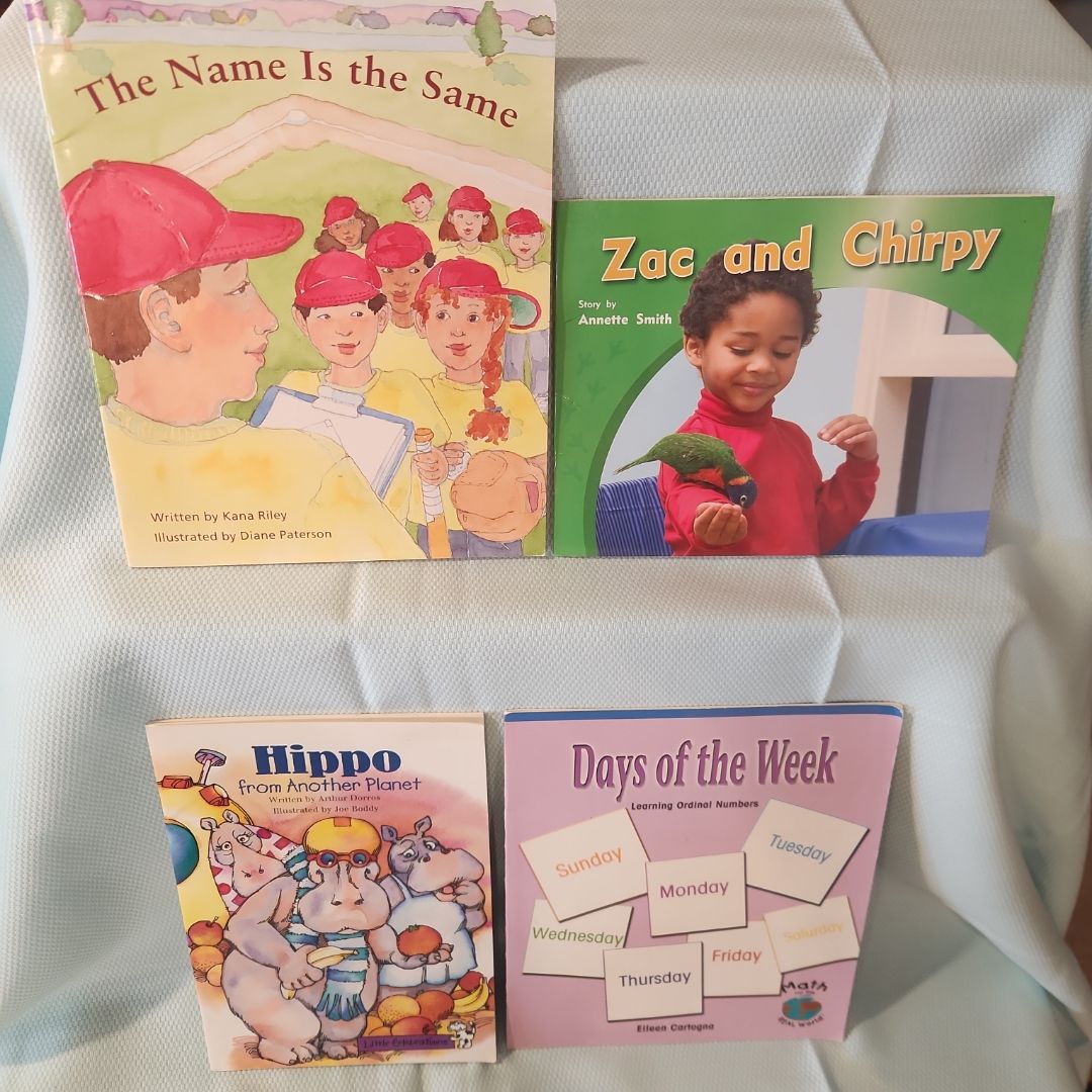 Set of 4 educational books for young children