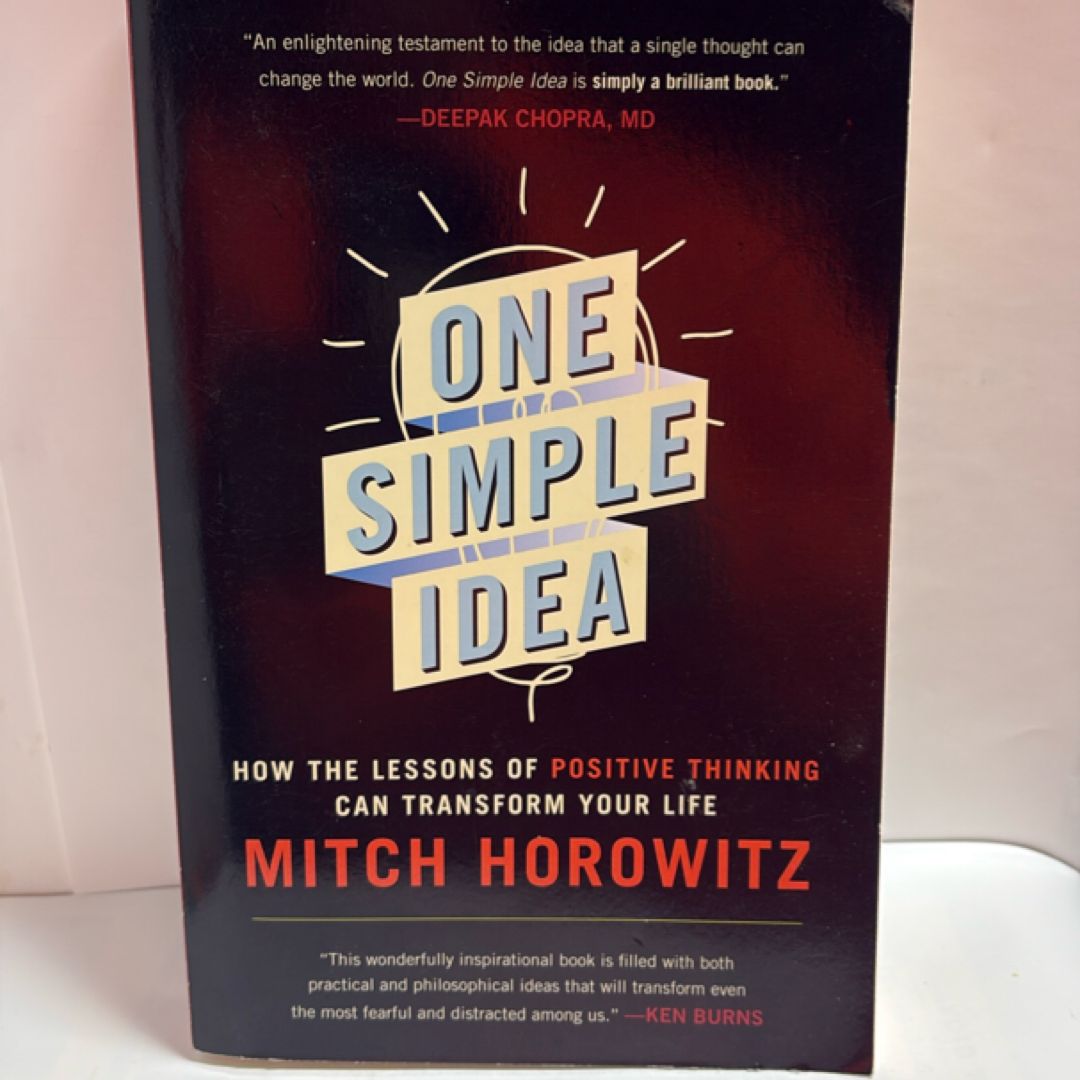 One Simple Idea by Mitch Horowitz