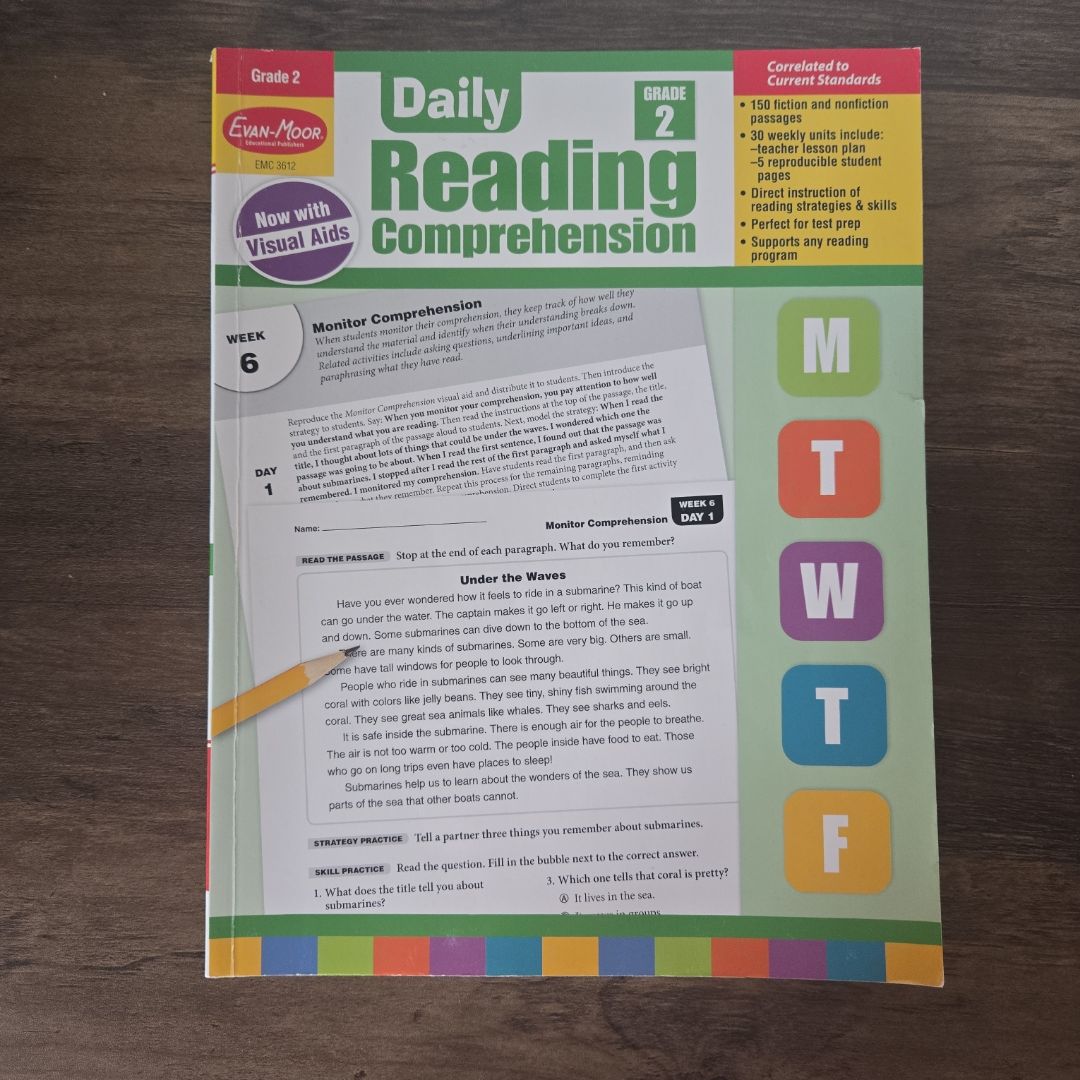 Daily Reading Comprehension, Grade 2