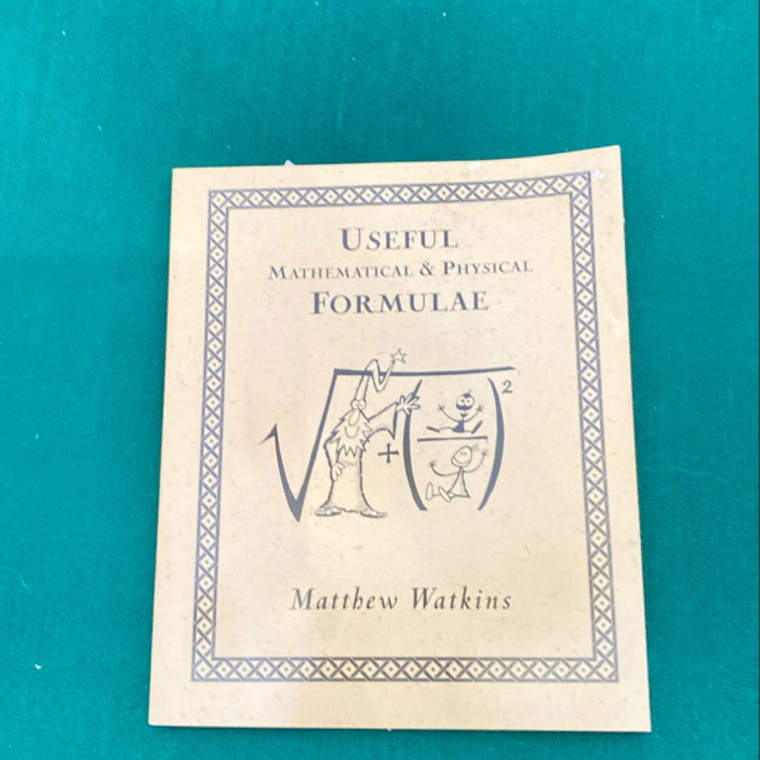 Useful Mathematical  & Physical Formulate