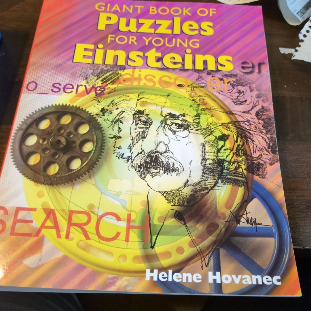 Giant Book of Puzzles for Young Einsteins