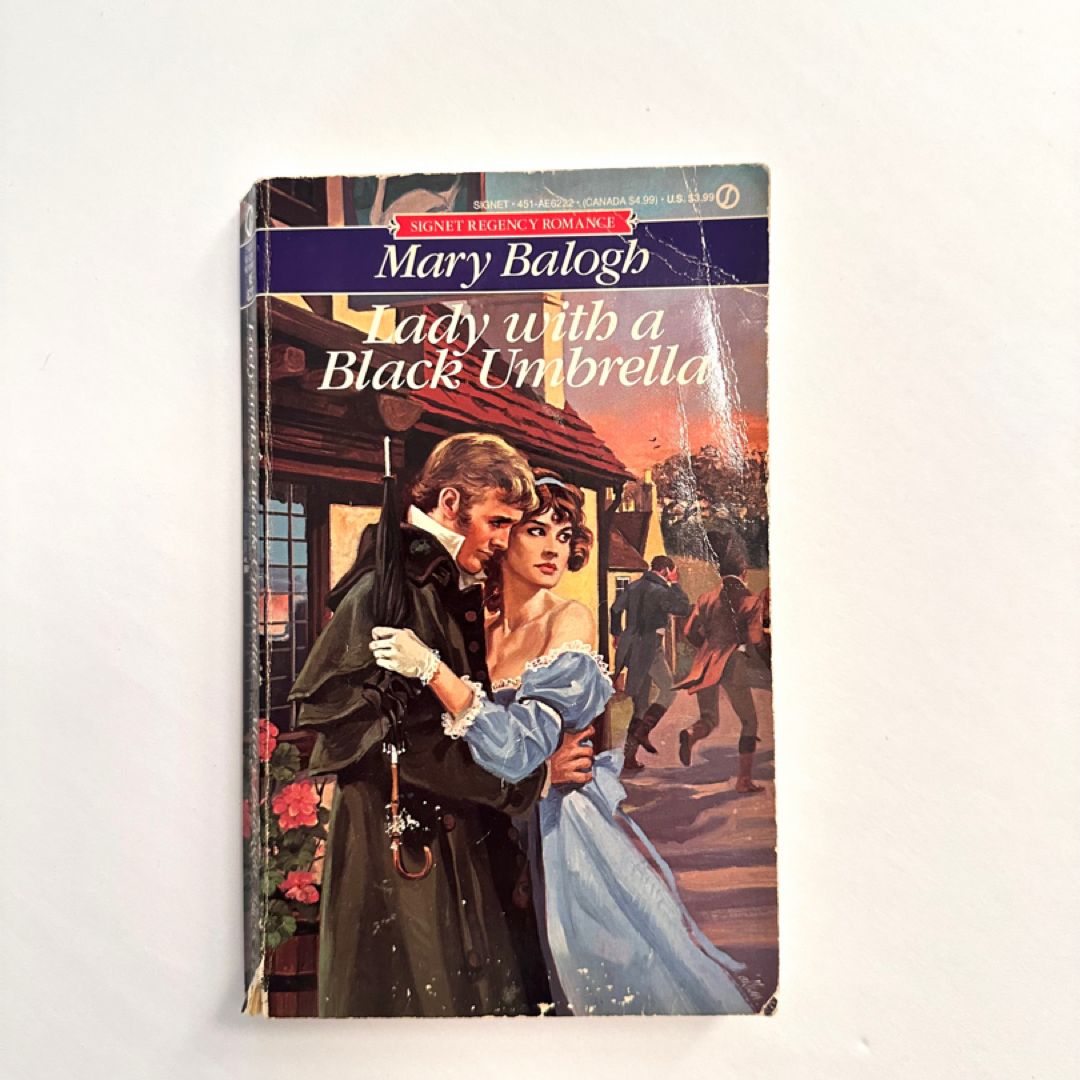 Lady with a Black Umbrella - Signet Regency 1st Edition 3rd Printing (1988)