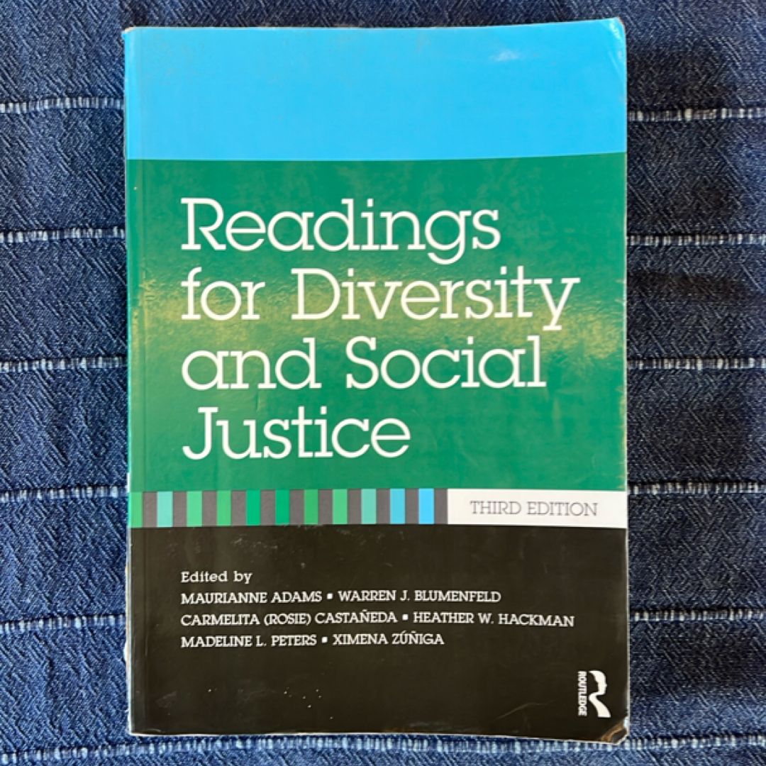 Readings for Diversity and Social Justice by Maurianne Adams
