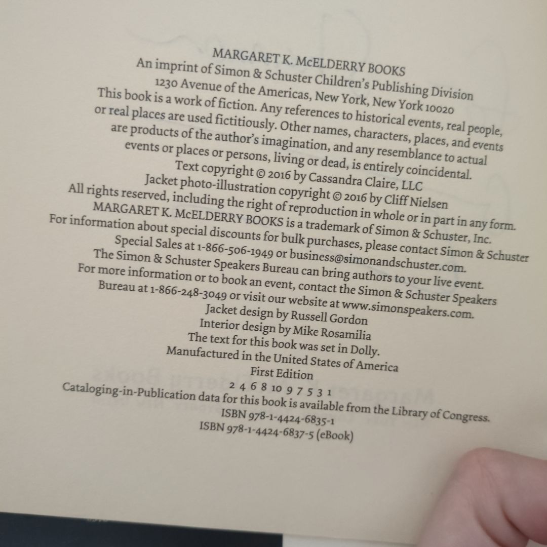Lady Midnight SIGNED