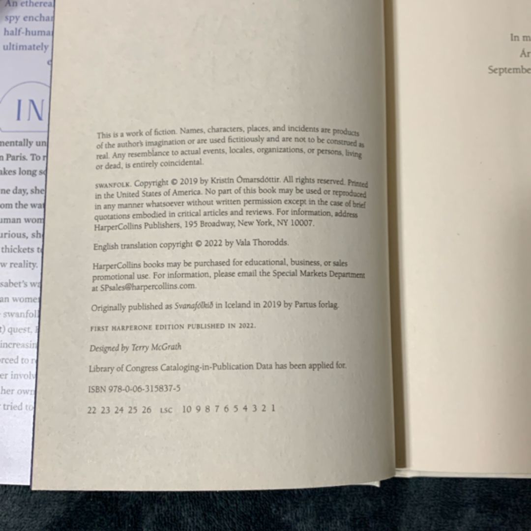 Swanfolk (1st ed., New)