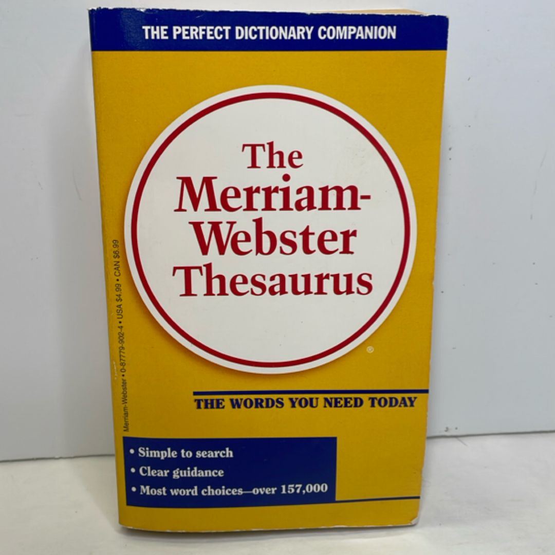 The Merriam-Webster Thesaurus