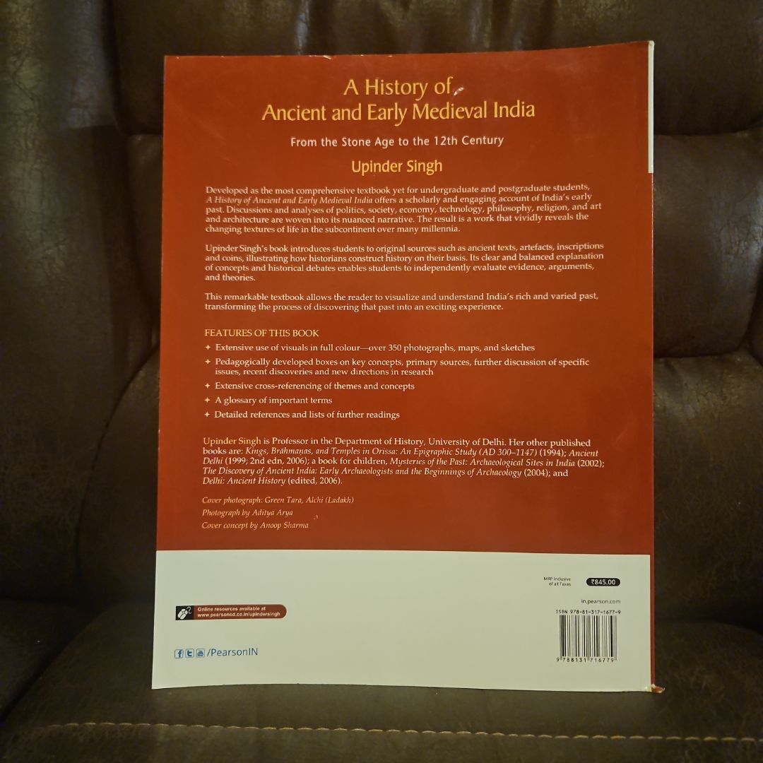 A History of Ancient and Early Medieval India by Upinder Singh