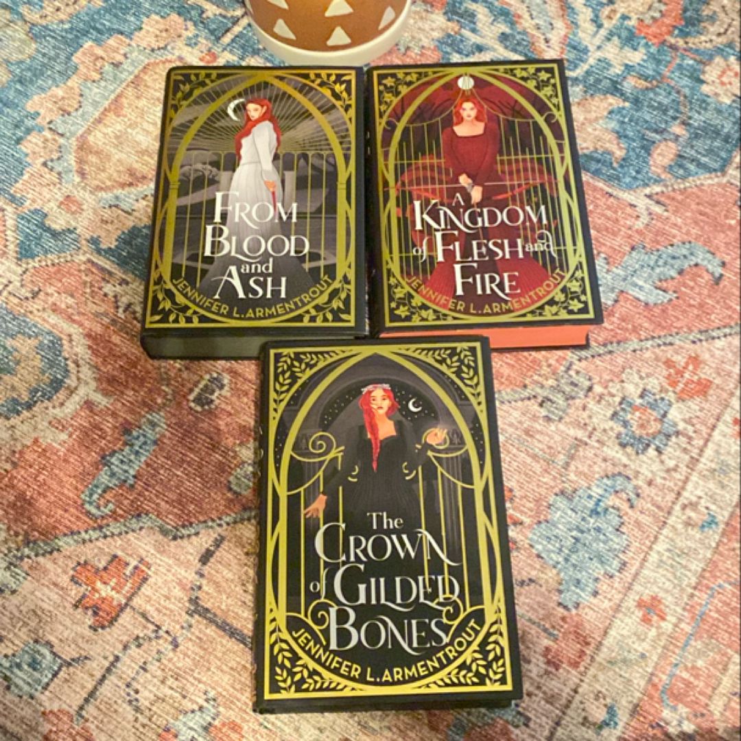 From Blood and Ash Fairyloot Special Editions with 1st book bookish box overlays 