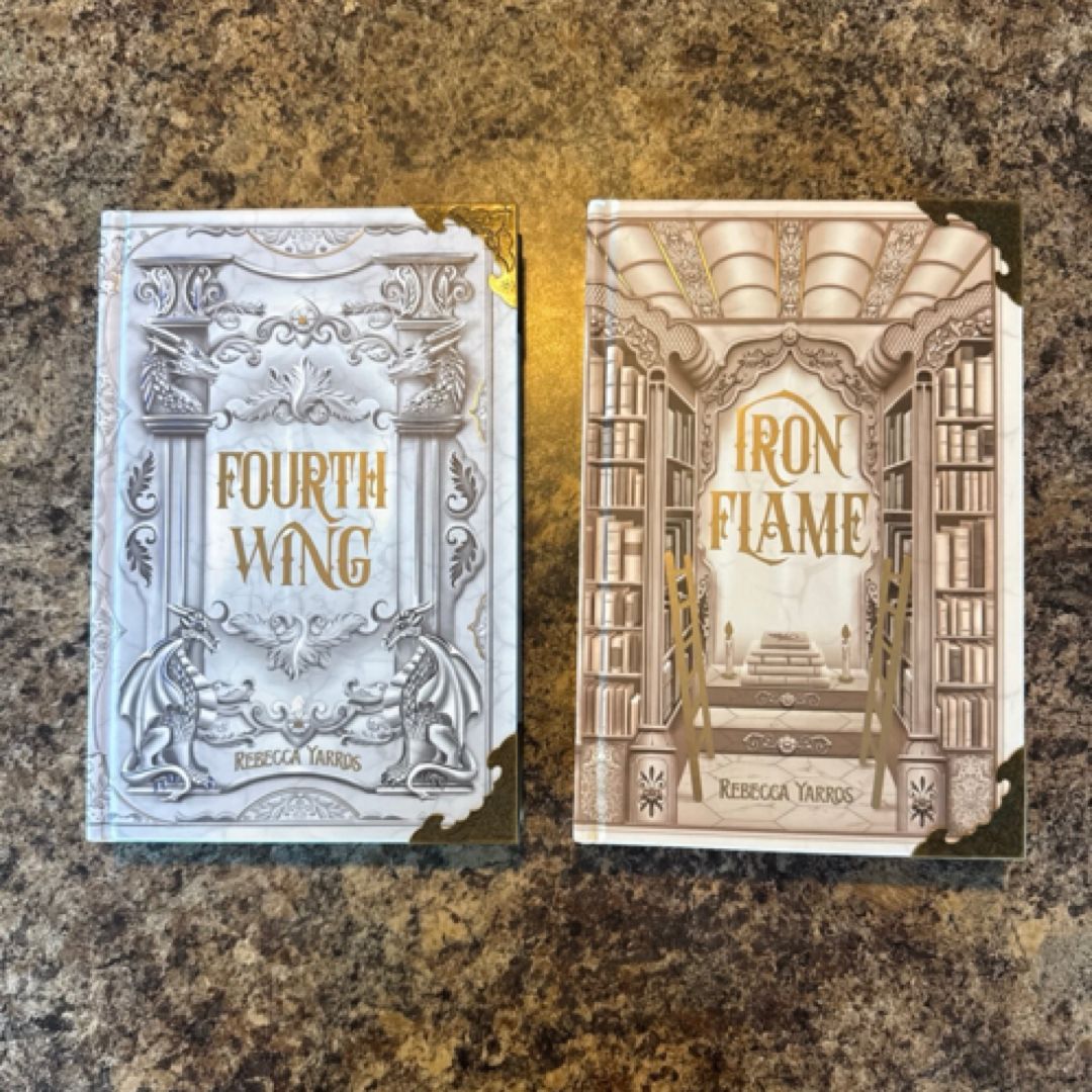 Bookish Box Exclusive editions of Fourth Wing ***SIGNED*** and Iron Flame