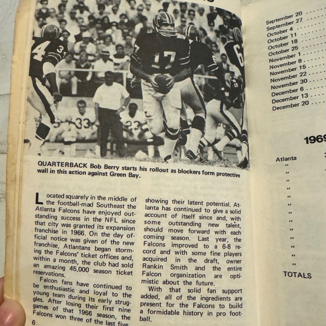 Illustrated Digest of Pro Football 1970 Edition by Ed Croke and Art ...