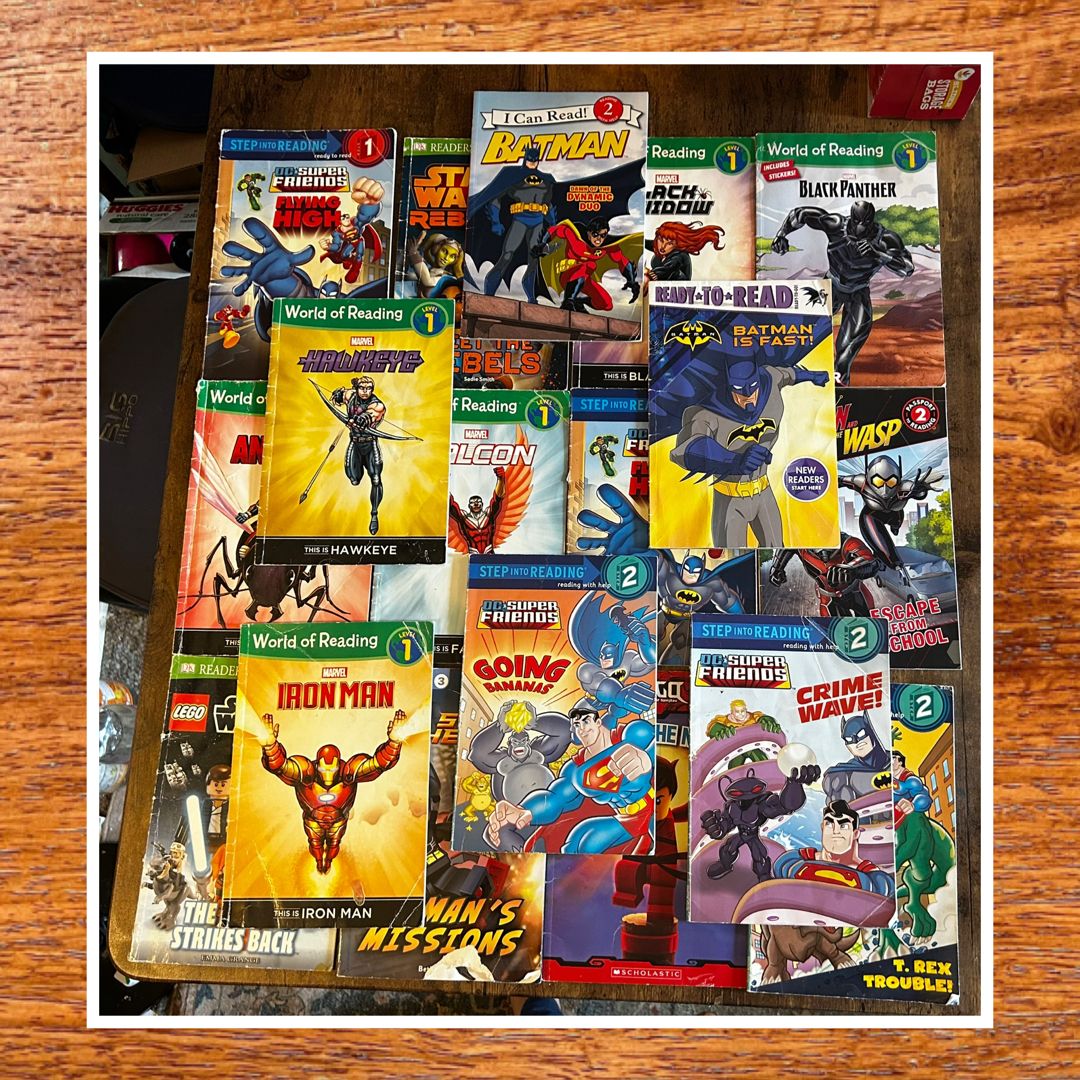 Superhero Bundle (18 books) - DC, Marvel, Ninjago