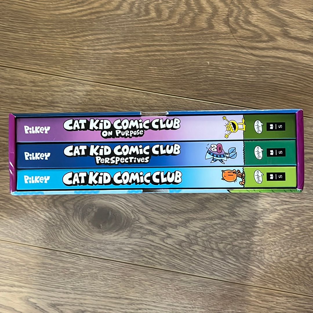 The Cat Kid Comic Club Collection: from the Creator of Dog Man (Cat Kid Comic Club #1-3 Boxed Set)