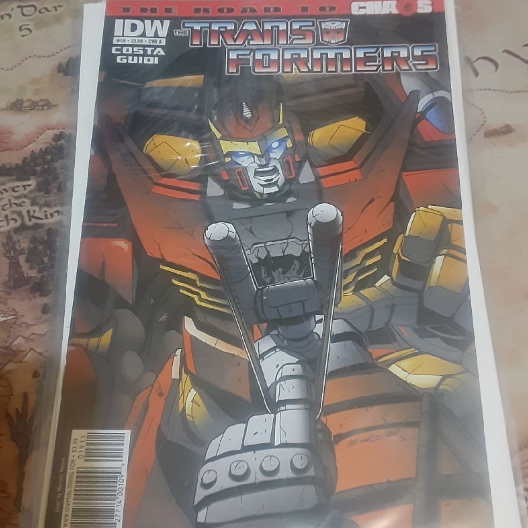 The Transformers IDW 19 Mike Costa Road to Chaos  comic book good shape

