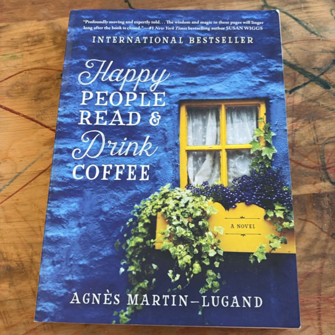 Happy People Read and Drink Coffee