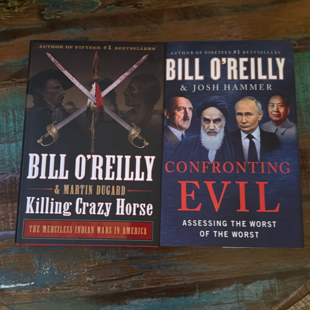 2 BOOKS: Confronting Evil & Killing Crazy Horse
