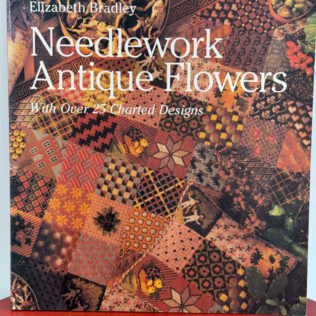 Needlework Antique Flowers