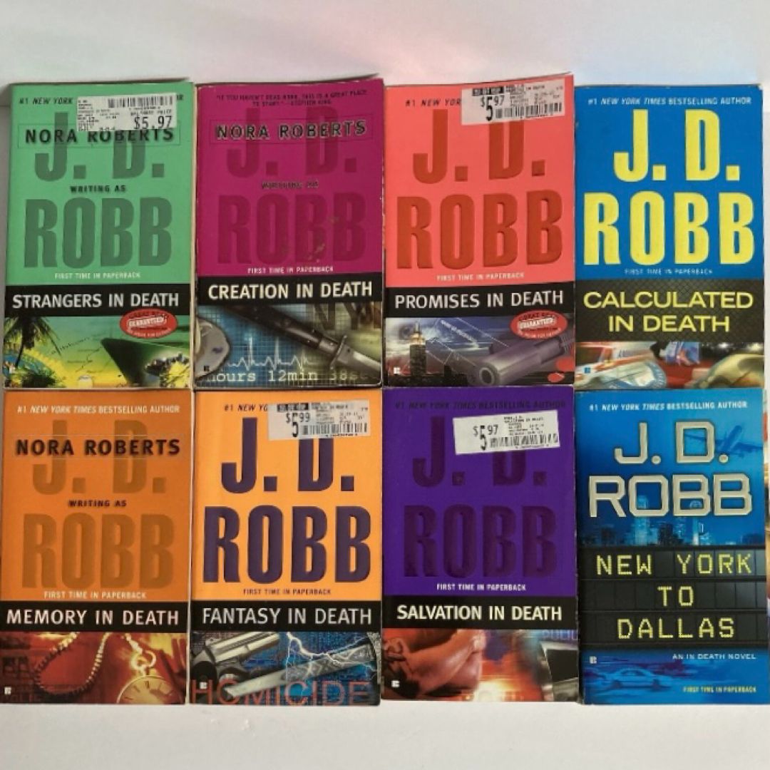 15 J.D. Robb In Death Series Paperback Books 