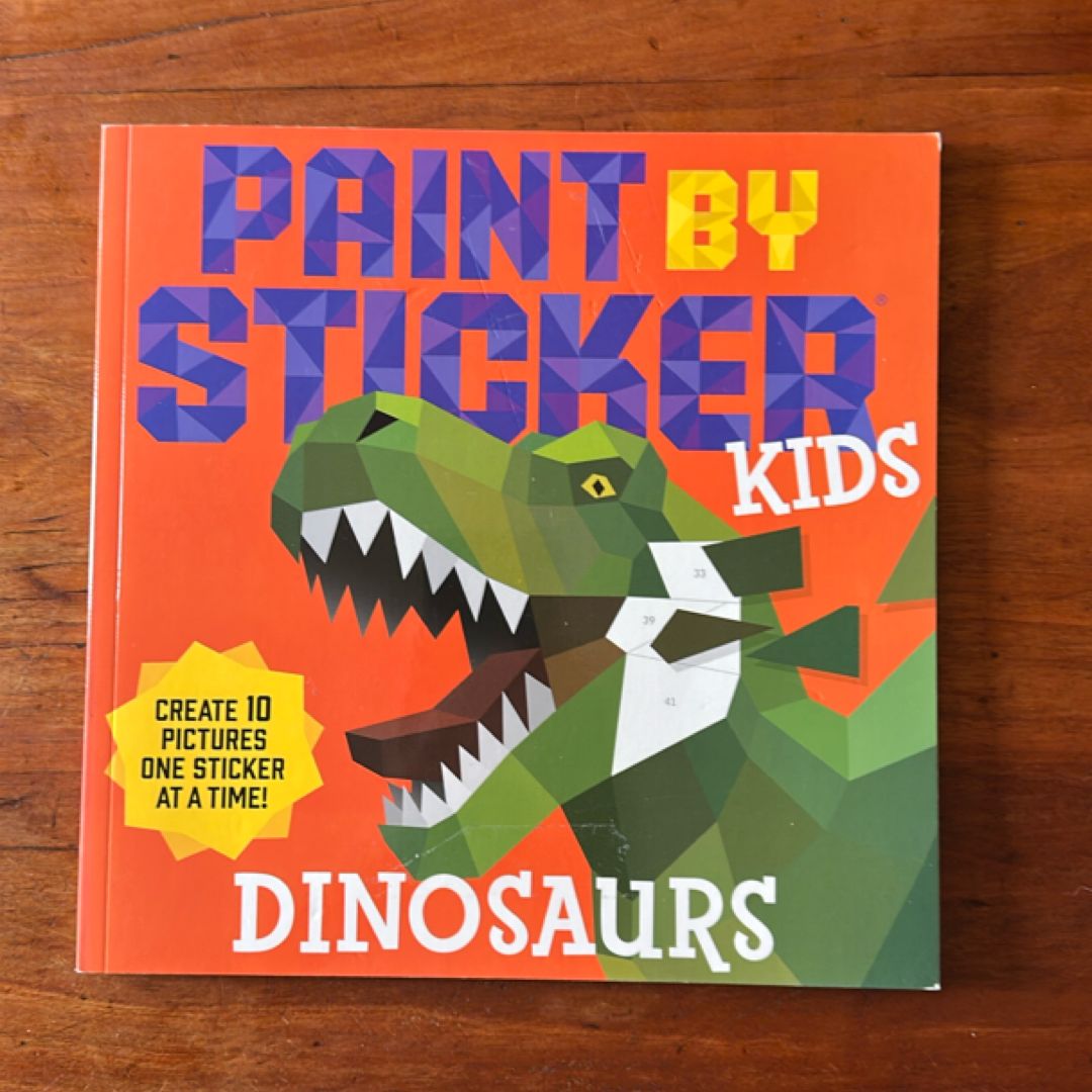 Paint by Sticker Kids: Dinosaurs