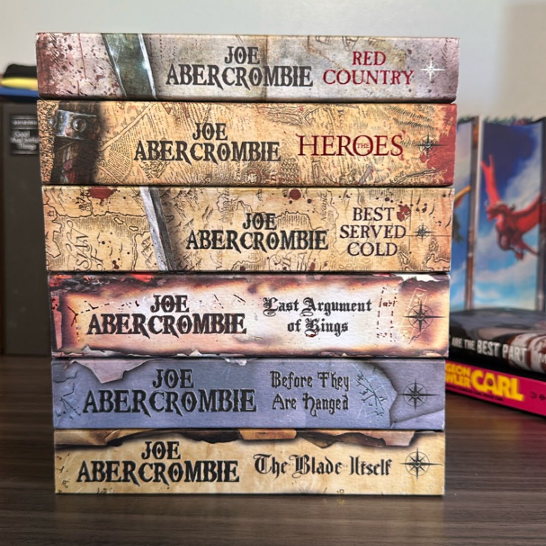 Joe abercrombie first law series 6 books collection set