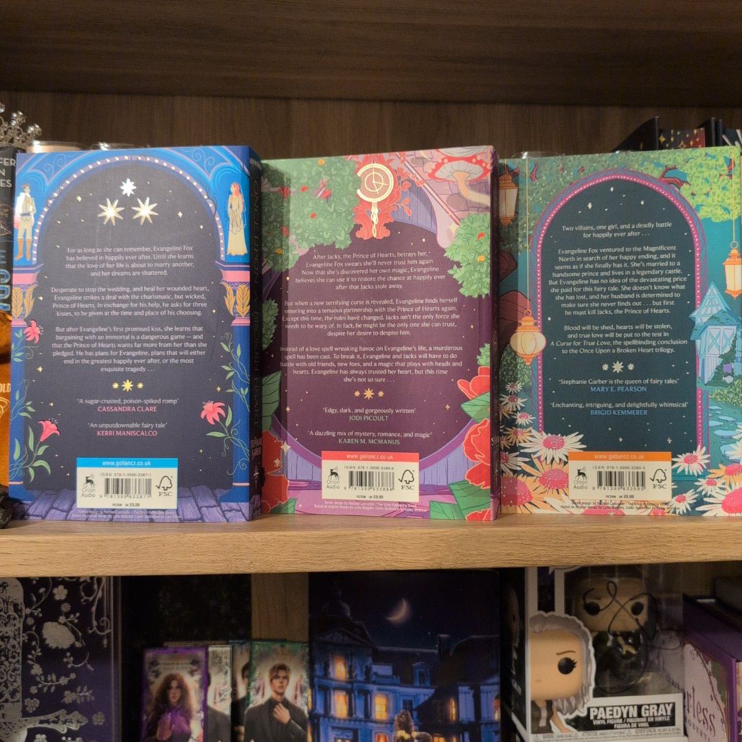 Stephanie Garber Once Upon a Broken Heart Series 3 Books Collection Set (Once Upon A Broken Heart, The Ballad of Never After, A Curse For True Love)