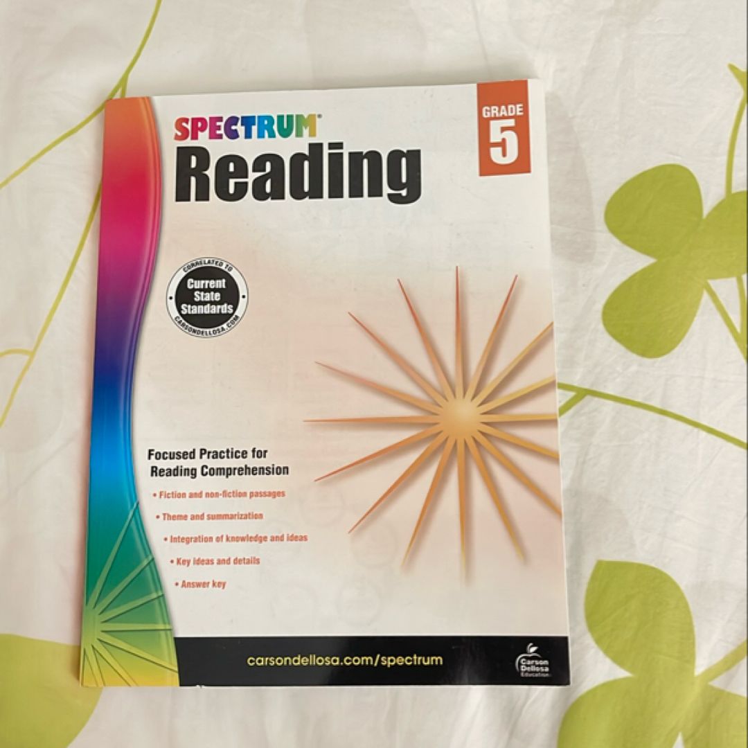 Spectrum Reading, Grade 5