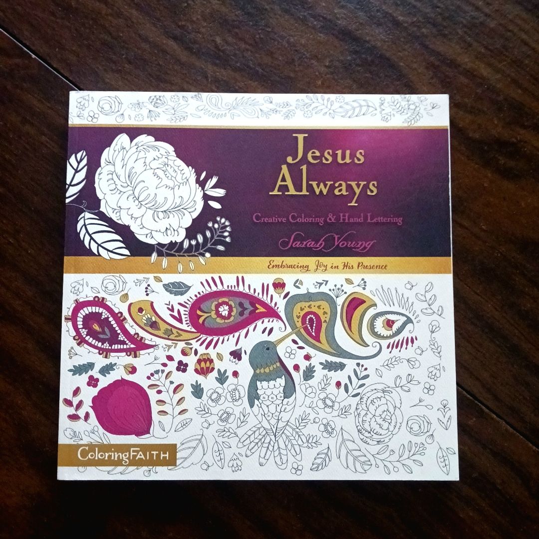 Jesus Always Adult Coloring Book: Creative Coloring and Hand Lettering