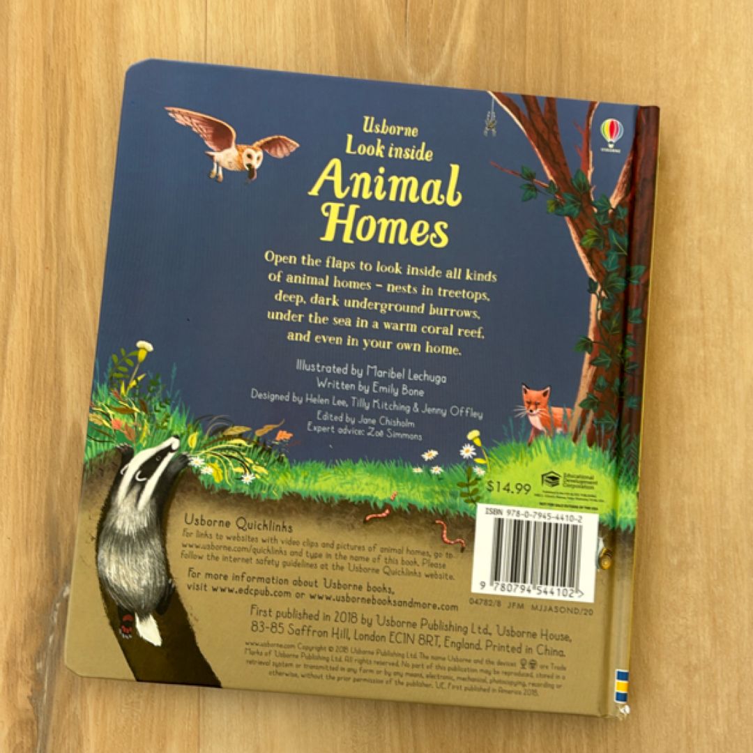 Look Inside Animal Homes IR