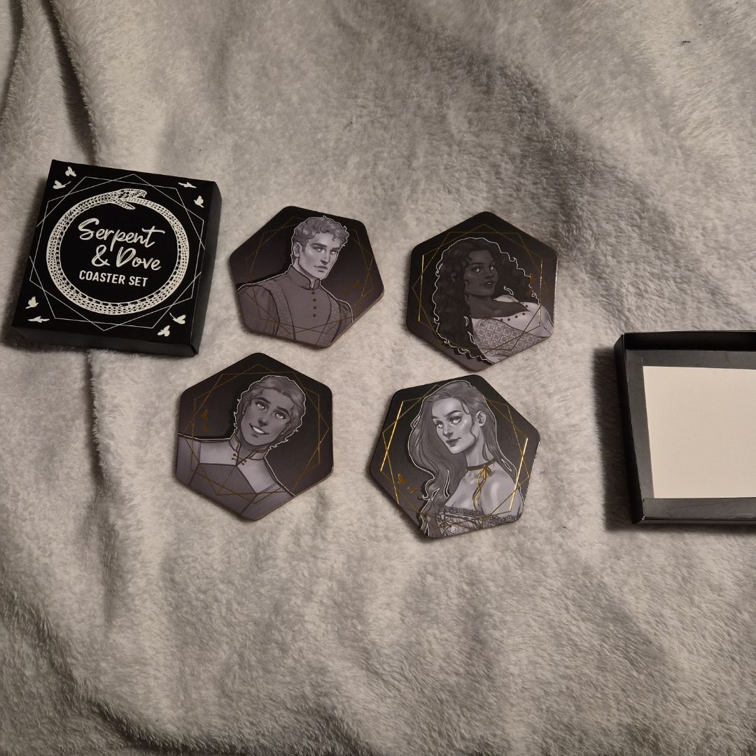 Serpent & Dove Coaster Set