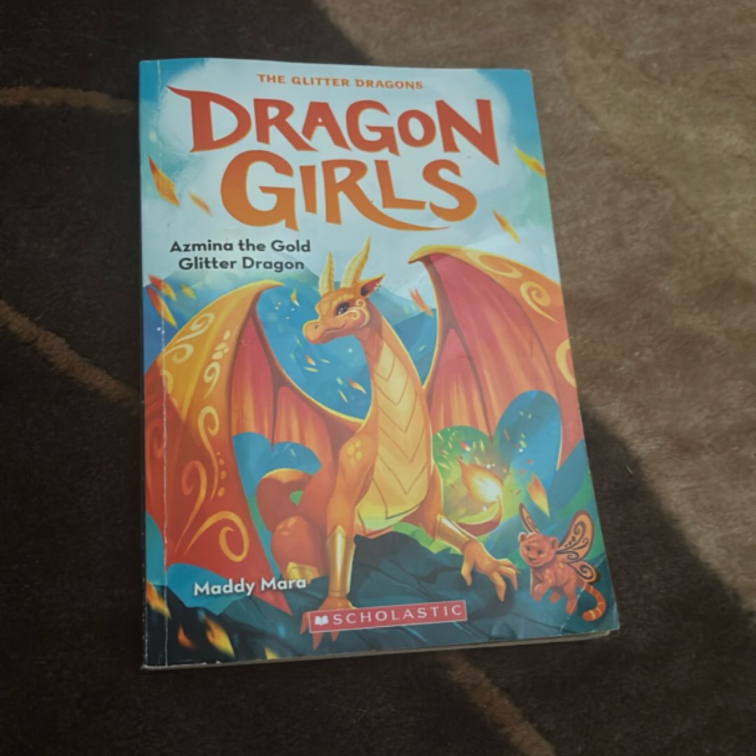 Azmina the Gold Glitter Dragon (Dragon Girls #1)