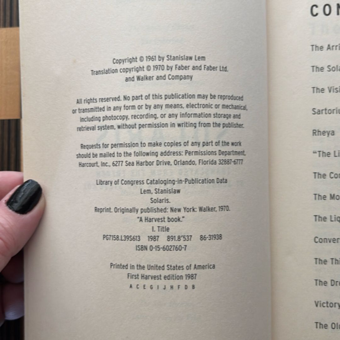 Solaris by Stanislaw Lem