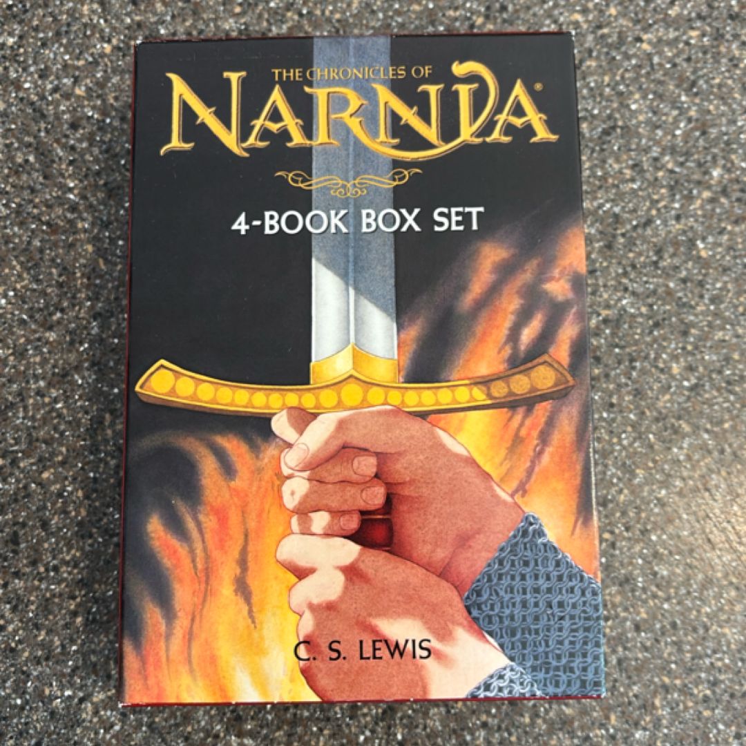 The Chronicles Of Narnia Boxed Set Of 4 Books C S Lewis New