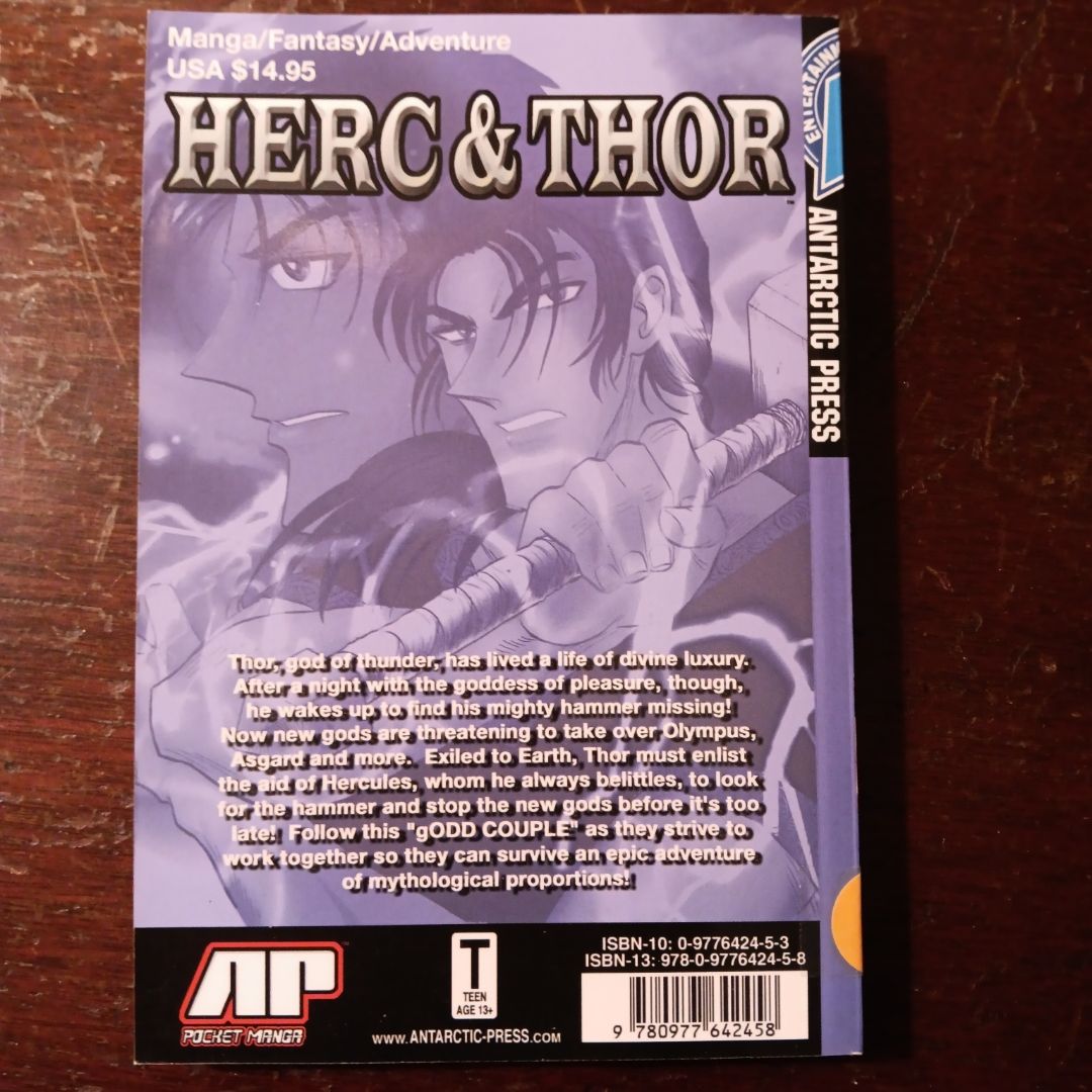 Herc and Thor Pocket Manga Volume 1 by Rod Espinosa, Dan Johnson, Yayoi ...