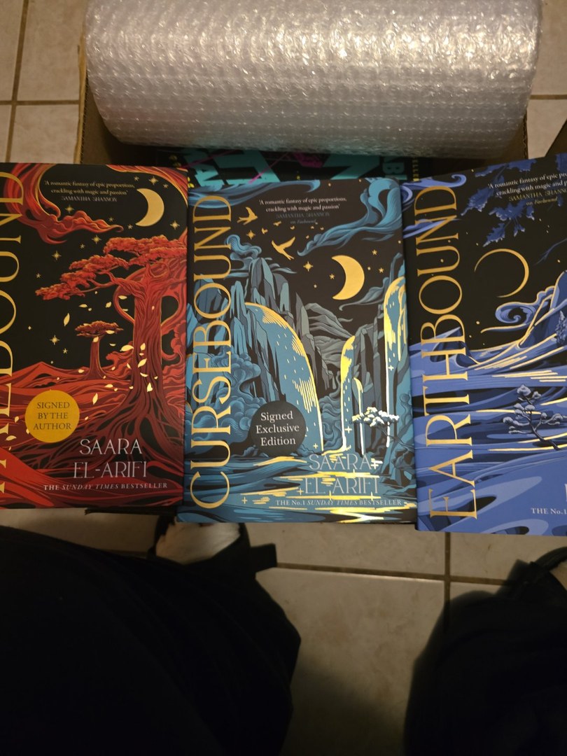 Faebound + Cursebound + Earthbound Waterstones