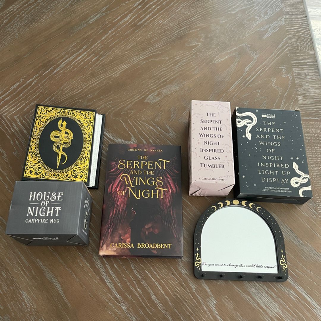 THE BOOKISH BOX Exclusive Edition The Serpent and the Wings of Night plus goodies