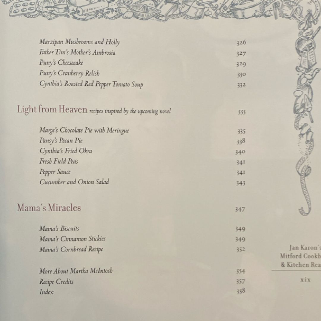 Mitford Cookbook and Kitchen Reader