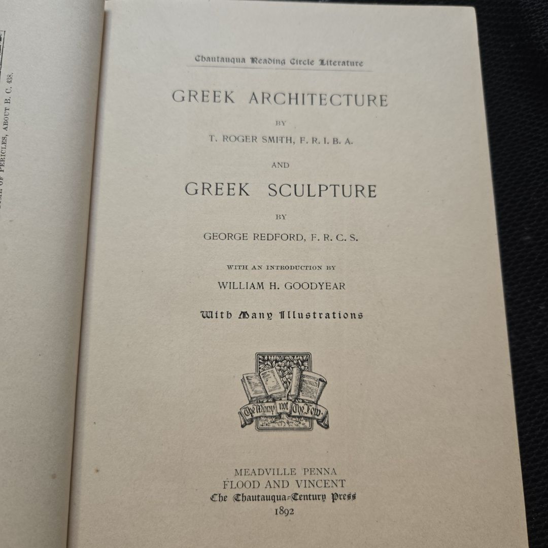 Greek Architecture and Sculpture 