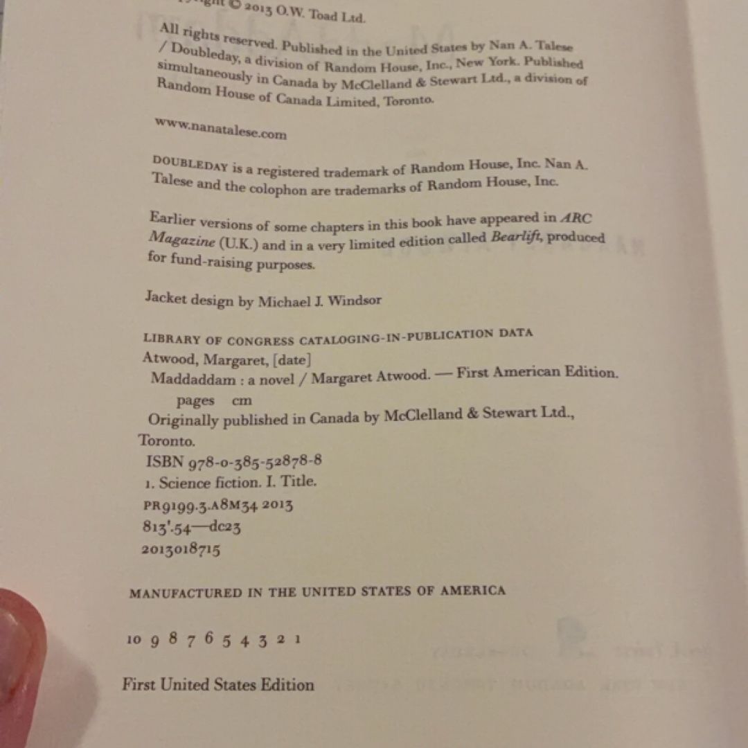MaddAddam