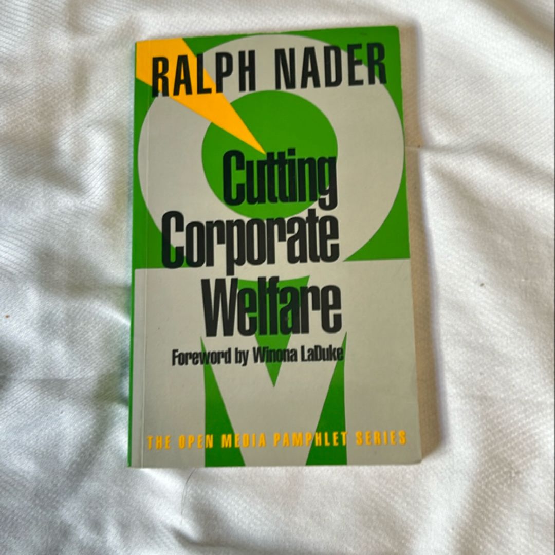Cutting Corporate Welfare
