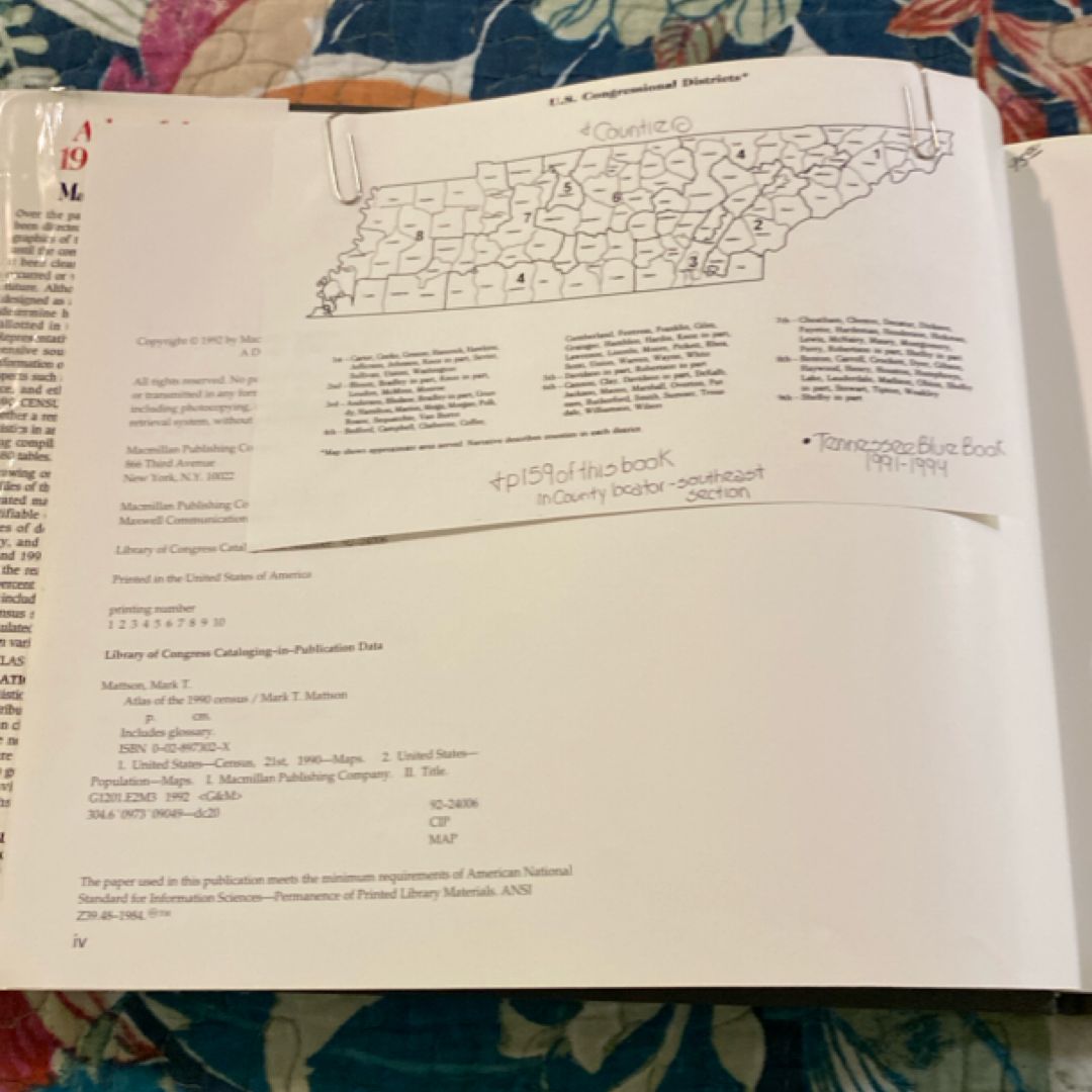 Atlas of the 1990 Census by Mark Uattson