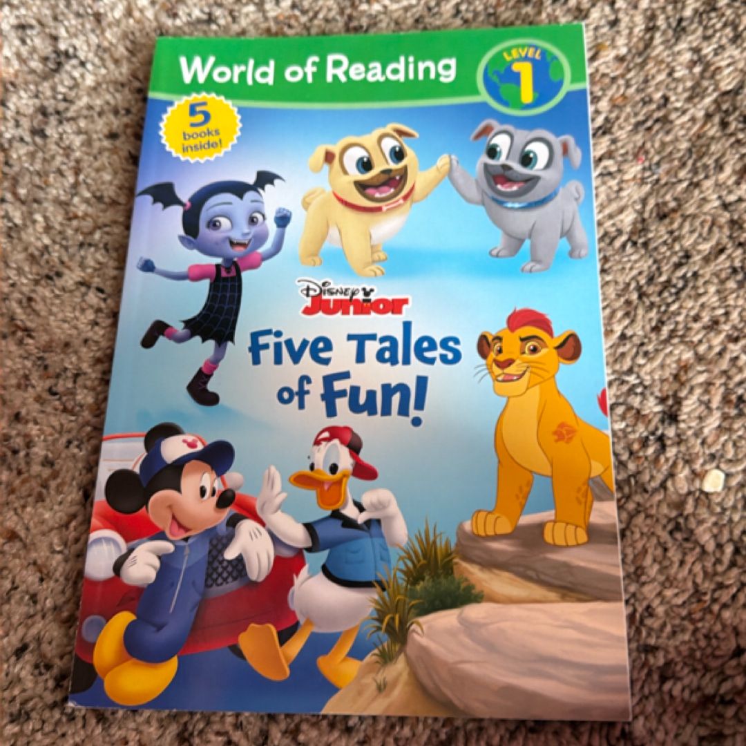 World of Reading: Disney Junior Five Tales of Fun! (Level 1 Reader Bindup)