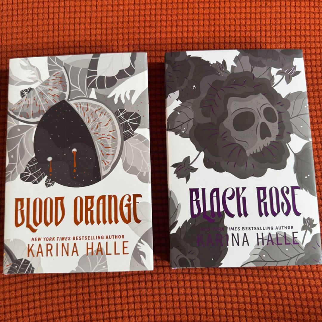Bookish Box Blood Orange and Black Rose