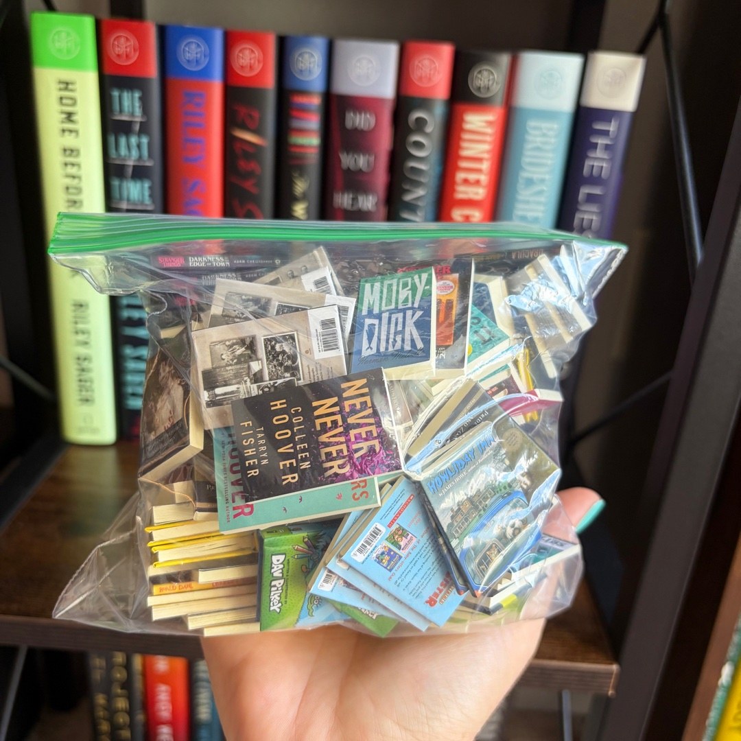 MINI-BOOKS: Full bag of mini collectible books