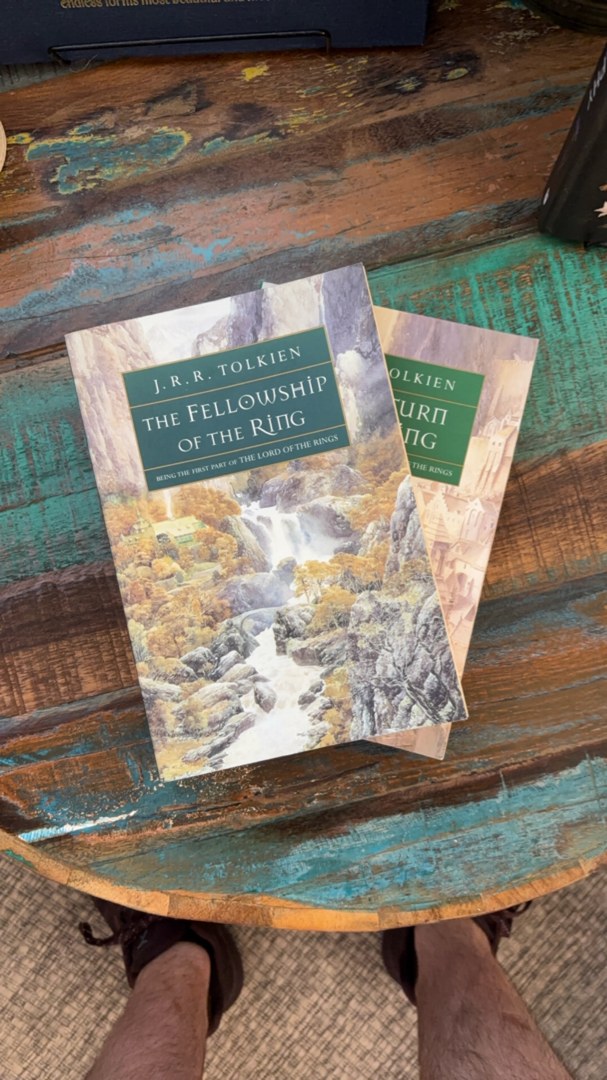 2 BOOKS: The Fellowship of the Ring; The Return of the King