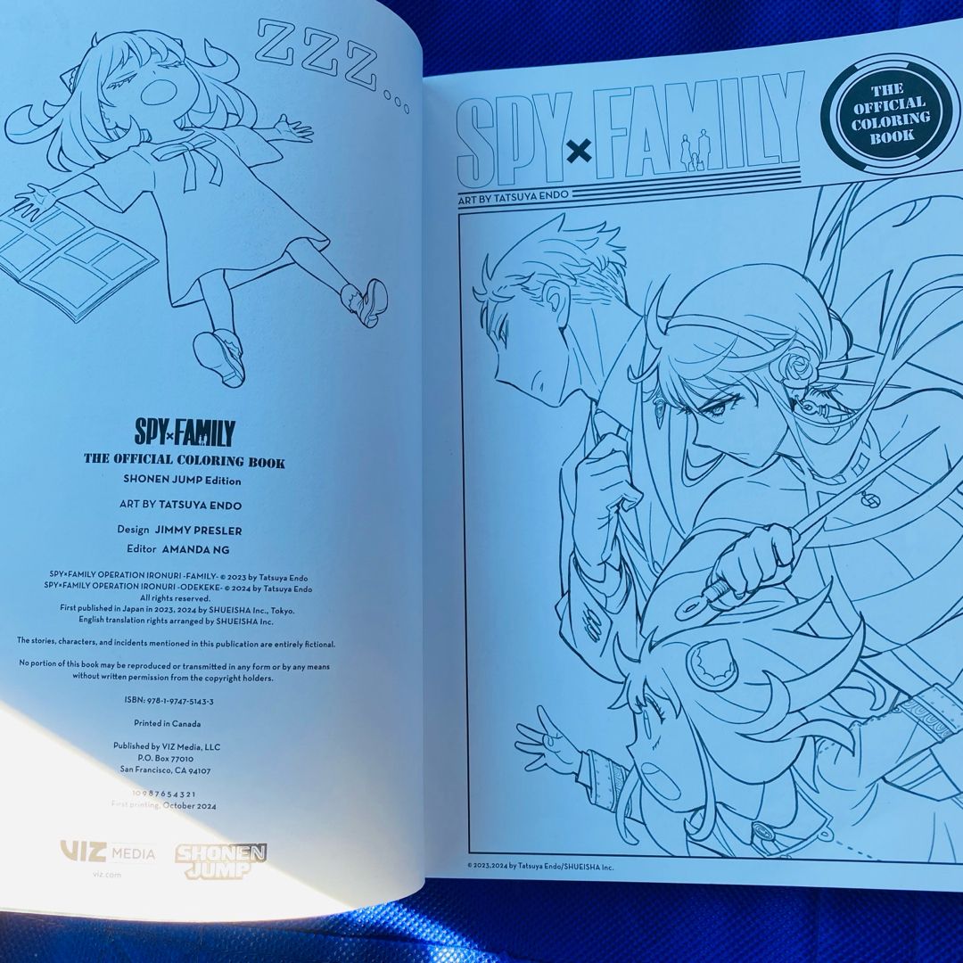 Spy X Family: the Official Coloring Book