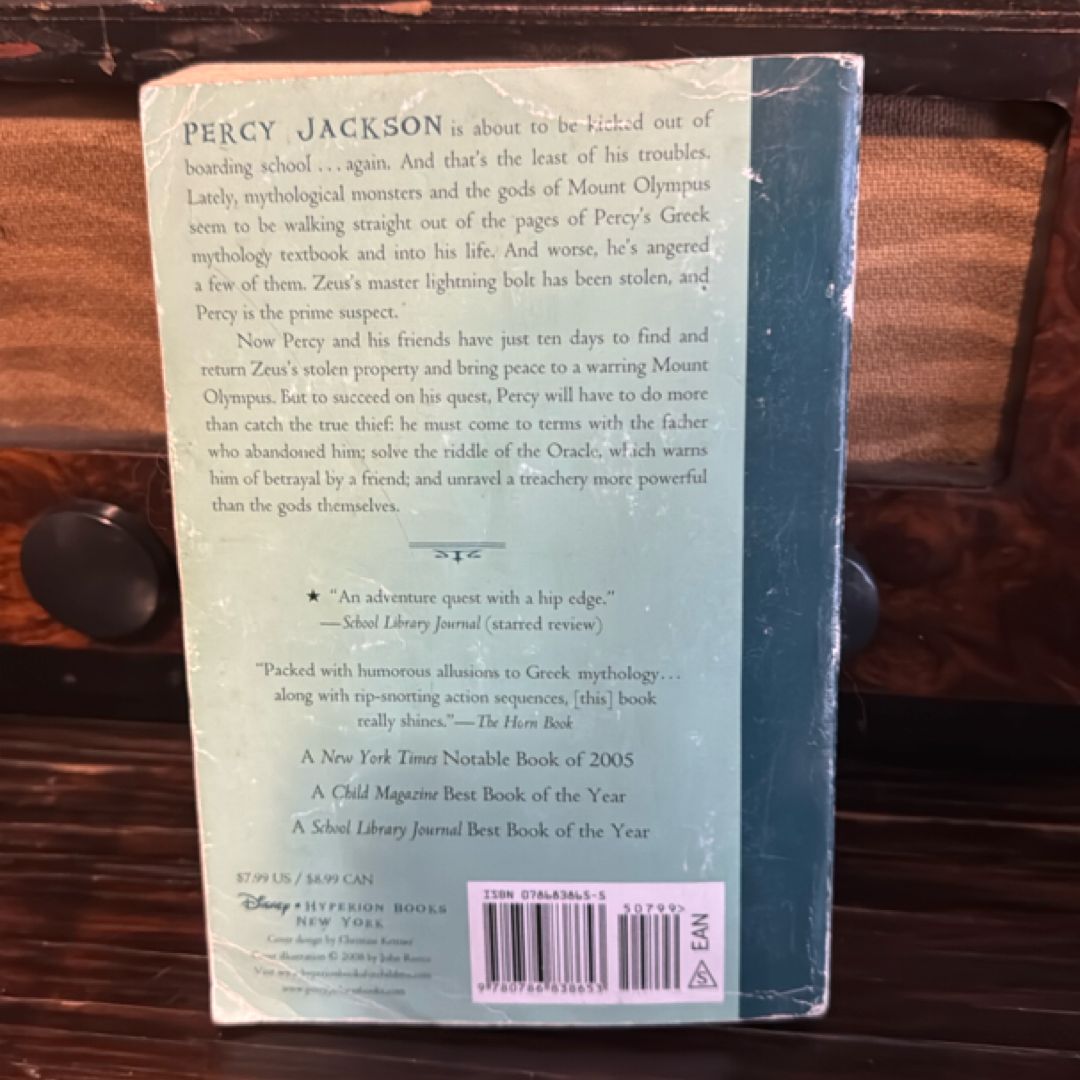 Percy Jackson and the Olympians, Book One the Lightning Thief (Percy ...