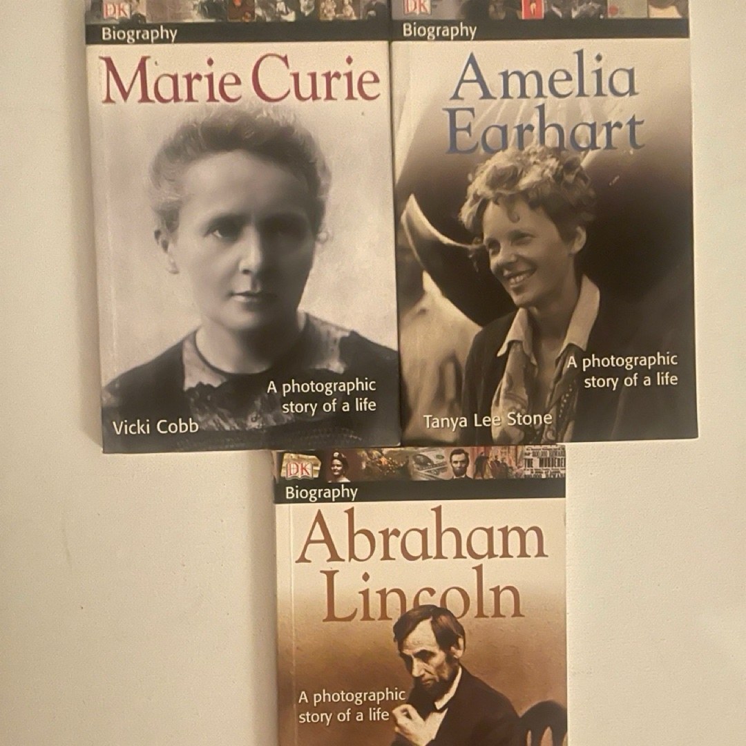 DK biography 6 book bundle